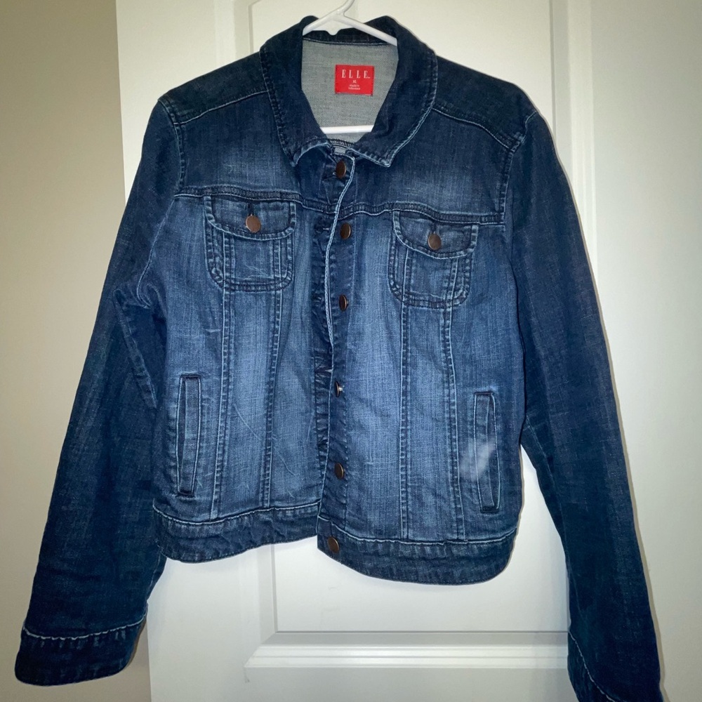 Elle cropped Denim Jacket